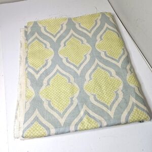 CHRISTOPHER FARR Upholstery Fabric Venecia Linen Blue Green 3.8 Yds